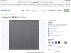 Essential Medium Grey 60x60x3 nieuw, Tuin en Terras, Tegels en Klinkers, Verzenden, Nieuw, Minder dan 5 m², Beton