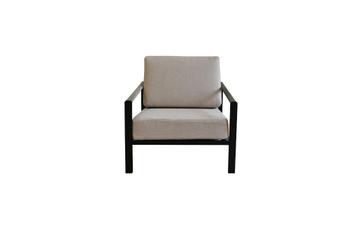 tuinmeubelNosso aluminium loungestoel | Black/Sand