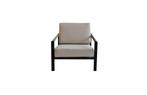 tuinmeubelNosso aluminium loungestoel | Black/Sand, Verzenden, Loungeset, Stoel, Nieuw