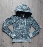 Vest grijs luipaard print met capuchon maat XS/34 coolcat, Ophalen of Verzenden, Zo goed als nieuw, Coolcat, Maat 34 (XS) of kleiner