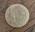 Zeldzame muntje 50 eurocent Frankrijk uit 2001, Ophalen of Verzenden, Frankrijk, 50 cent, Losse munt