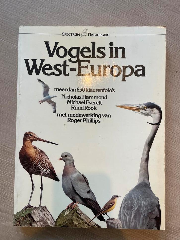 Vogels in West-Europa - Natuurgids vogelgids  1980, Boeken, Natuur, Zo goed als nieuw, Vogels, Ophalen of Verzenden