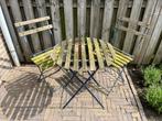 Bistro set, Ophalen, Gebruikt, Hout, 2 zitplaatsen