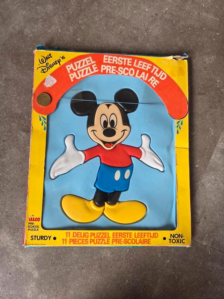 Vintage Disney Puzzel - 1984, Verzamelen, Disney, Gebruikt, Ophalen of Verzenden