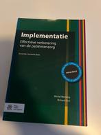 Implementatie - Effectieve verbetering patiëntenzorg, Boeken, Ophalen of Verzenden, Gamma, Zo goed als nieuw, HBO
