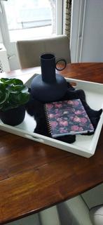 Te koop: wit houten dienblad van Rofra., Ophalen of Verzenden, Rechthoekig, Hout