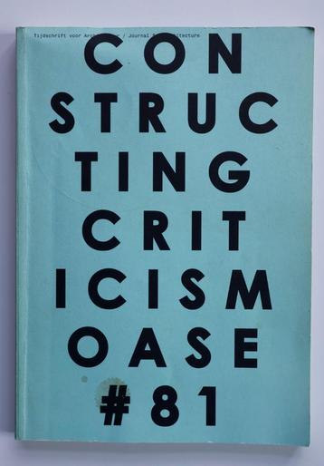 Karel Martens. Oase. Tijdschrift voor architectuur / Journal beschikbaar voor biedingen