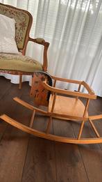 Vintage houten hobbelpaard speelgoed, Ophalen, Gebruikt