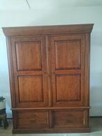 Massieve koloniale houten kast 170cm 50cm 210cm, Antiek en Kunst, Antiek | Meubels | Kasten, Ophalen of Verzenden