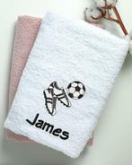 Kerst of Sint tip?  Handdoek voetbal met naam