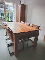 teakhouten meubelset, Huis en Inrichting, Tafels | Eettafels, Ophalen, 100 tot 150 cm, Landelijk/industrieel, Teakhout