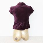 Velours H&M Jasje2 (S) - 39 € 10,-, Kleding | Dames, H&M, Paars, Ophalen of Verzenden, Zo goed als nieuw