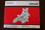 Honda CRF450R  2002 instructie / werkplaatsboek CRF 450 R, Motoren, Handleidingen en Instructieboekjes, Honda