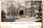 Schiedam - Tuin en Gebouw der Officierenvereniging, Ophalen of Verzenden, Voor 1920, Gelopen, Zuid-Holland