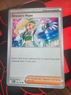 Pokémon kaart - Destined Rivals - Emcee's Hype 163/182 commo, Ophalen of Verzenden, Nieuw, Losse kaart