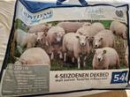 4-Seizoenen Dekbed Novitesse (Texelse scheer wol), Huis en Inrichting, Ophalen, Wit, Tweepersoons, Deken of Dekbed