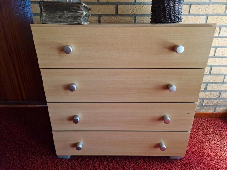Ladenkastje 1x1 meter, Huis en Inrichting, Kasten | Dressoirs, Gebruikt, 100 tot 150 cm, 25 tot 50 cm, Met lade(s), Kunststof