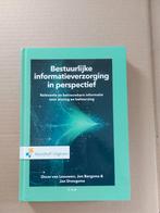 Bestuurlijke informatieverzorging in perspectief, Boeken, Studieboeken en Cursussen, J.B.T. Bergsma Ra, O.C. v, Ophalen of Verzenden