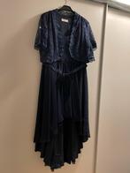 Swing galajurk strapless met kanten bolero - Maat 46, Blauw, Maat 46/48 (XL) of groter, Ophalen of Verzenden, Zo goed als nieuw