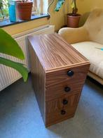 Ladekast donkerbruin Bureaukast, Huis en Inrichting, Kasten | Ladekasten, Ophalen, Minder dan 50 cm, Gebruikt, Art deco