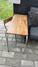 Kidsdepot 2 Kinderstoeljes met tafel industrieel, Tuin en Terras, Tuinsets en Loungesets, Ophalen, Zo goed als nieuw, Stoel, 2 zitplaatsen
