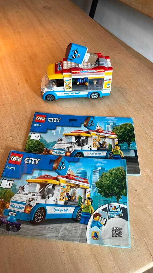 Lego 60253 Ijscowagen, Kinderen en Baby's, Speelgoed | Duplo en Lego, Zo goed als nieuw, Lego, Complete set, Ophalen of Verzenden
