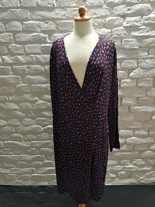 Ivy Beau Jurk Maat 46, Kleding | Dames, Jurken, Zo goed als nieuw, Maat 46/48 (XL) of groter, Zwart, Knielengte, Verzenden