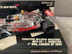 ✅ Lewis Hamilton 1:43 2007 1st F1 win Canada Mclaren MP4-22, Ophalen of Verzenden, Nieuw, Formule 1