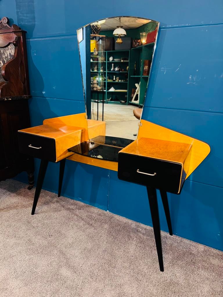 Retro vintage dressing table kaptafel vanity table, Ophalen, A, A, A