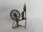 Zilveren miniatuur spinnenwiel, Van Kempen en Begeer, Antiek en Kunst, Antiek | Goud en Zilver, Verzenden, Zilver