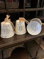 kerstklok wit zink 20 cm hoog, Ophalen, Nieuw
