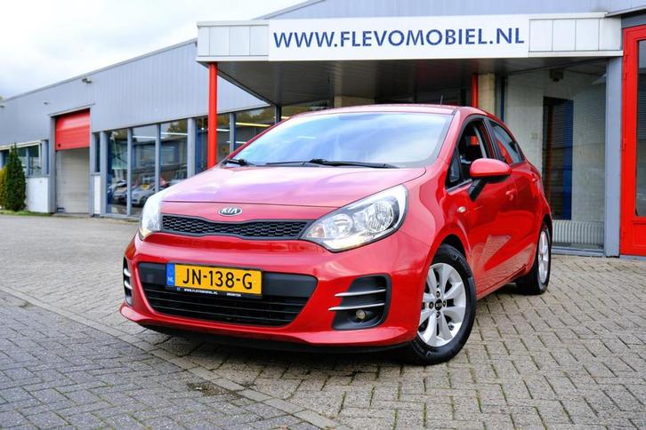 Kia Rio 1.2 CVVT ComfortPlusLine Navigator Navi|Cam|Airco|LM, Auto's, Kia, Bedrijf, Te koop, Rio, ABS, Achteruitrijcamera, Airbags