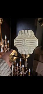 Jaren 60 wandlampje, Ophalen of Verzenden, Zo goed als nieuw, Glas, Mid century vintage design hollywood regency