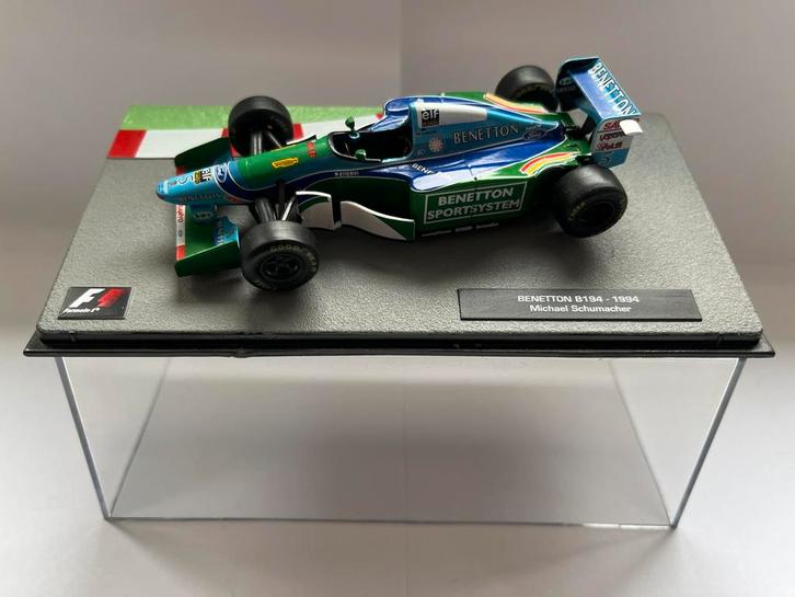 Benetton B194 – Michael Schumacher – 1994 | schaal 1:43, Hobby en Vrije tijd, Modelauto's | 1:43, Zo goed als nieuw, Auto, Overige merken