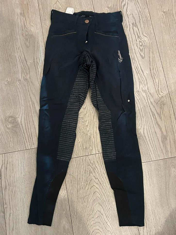 Equiline rijbroek donkerblauw, Dieren en Toebehoren, Paardrijkleding, Dames, Onderkleding, Dressuur, Ophalen of Verzenden