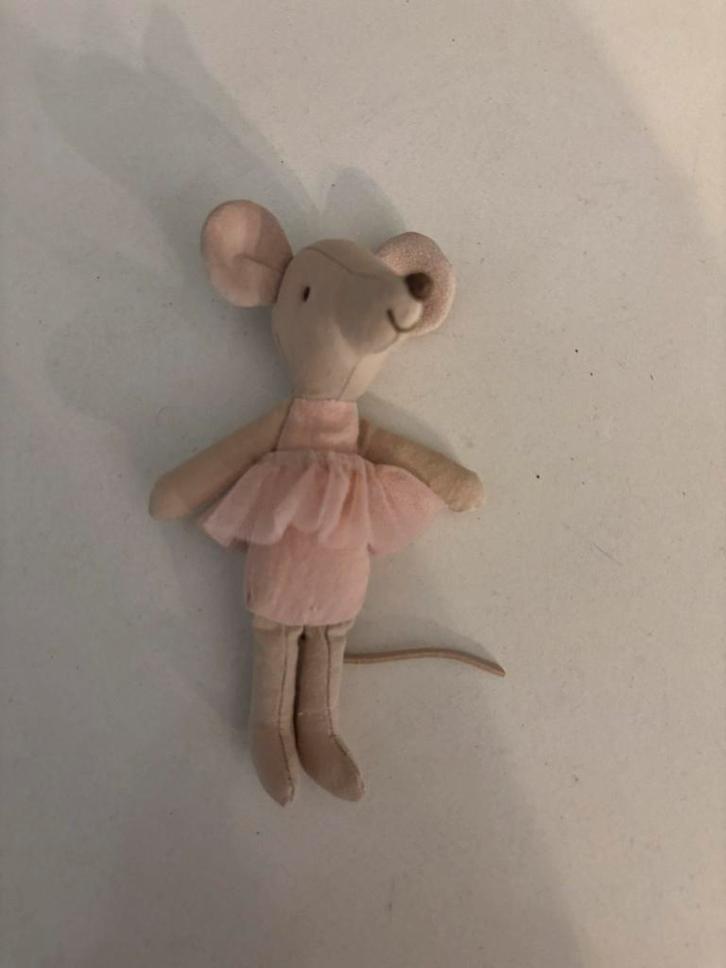 Maileg katoen Knuffel Muisje met roze Tutu klein formaat!, Kinderen en Baby's, Speelgoed | Knuffels en Pluche, Zo goed als nieuw
