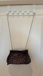 Bulaggi Avondtasje met Luipaardprint, Ophalen of Verzenden, Zo goed als nieuw, Bruin, Avondtasje