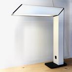 bureaulamp postmodern minimalistisch metaal zwart wit 80s, Gebruikt, -, -, Ophalen of Verzenden