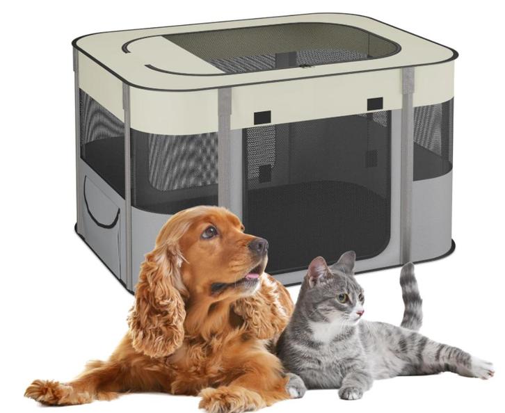 Opvouwbare reisbench voor hond of kat - in prijs verlaagd, Dieren en Toebehoren, Hondenbenches, Nieuw, Ophalen of Verzenden