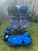 Bugaboo Donkey Duo - 2 zits en wieg incl. meerij plankje, Kinderen en Baby's, Tweelingen en Meerlingen, Ophalen, Gebruikt, Kinderwagen of Buggy