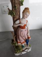 Lamp, tafellamp, brocante, Ophalen of Verzenden, Zo goed als nieuw, Minder dan 50 cm