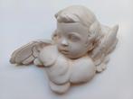 Gipsen engel, gaaf hangend, 28 br x 22 h vintage, Verzamelen, Beelden en Beeldjes, Ophalen of Verzenden, Zo goed als nieuw