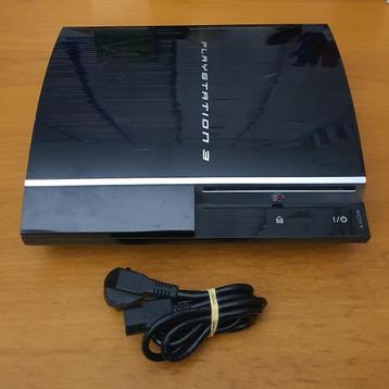 PS3 | SONY PlayStation 3 40GB PHAT met STROOMKABEL  beschikbaar voor biedingen