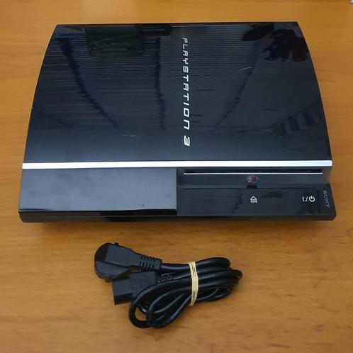 PS3 | SONY PlayStation 3 40GB PHAT met STROOMKABEL, Spelcomputers en Games, Spelcomputers | Sony PlayStation 3, Gebruikt, Phat