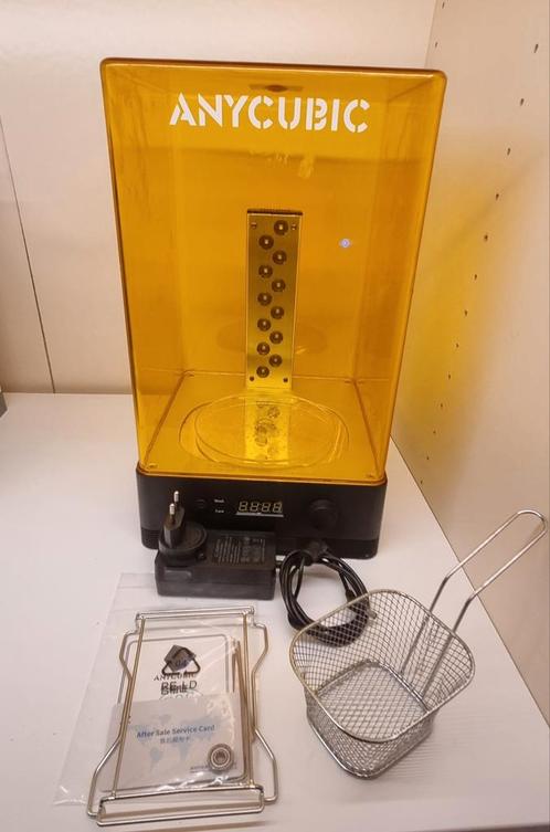 Anycubic wash en cure 2.0 in perfecte staat, Computers en Software, 3D Printers, Zo goed als nieuw, Ophalen of Verzenden