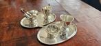 Hooijkaas verzilverde koffieset en theeset DE, Antiek en Kunst, Ophalen of Verzenden