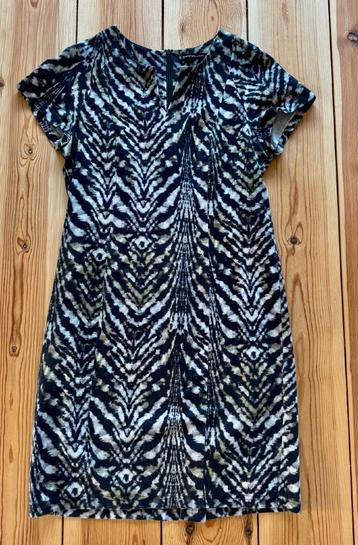 Jurk Summum Woman - Zwart Beige Olijf - Maat 42 Large beschikbaar voor biedingen