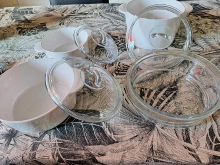 OVENSCHALEN set van 3, Huis en Inrichting, Keuken | Keukenbenodigdheden, Gebruikt, Ophalen of Verzenden