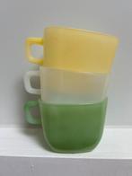 Vintage Opal France mokken pastel, Ophalen of Verzenden