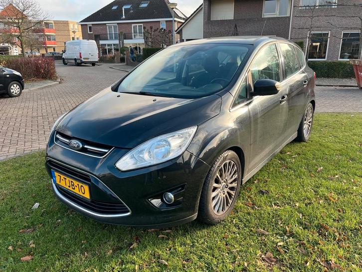 Ford C-Max 1.0 92KW 2014 Zwart 126500 km, Auto's, Ford, Particulier, C-Max, Airbags, Airconditioning, Boordcomputer, Centrale vergrendeling